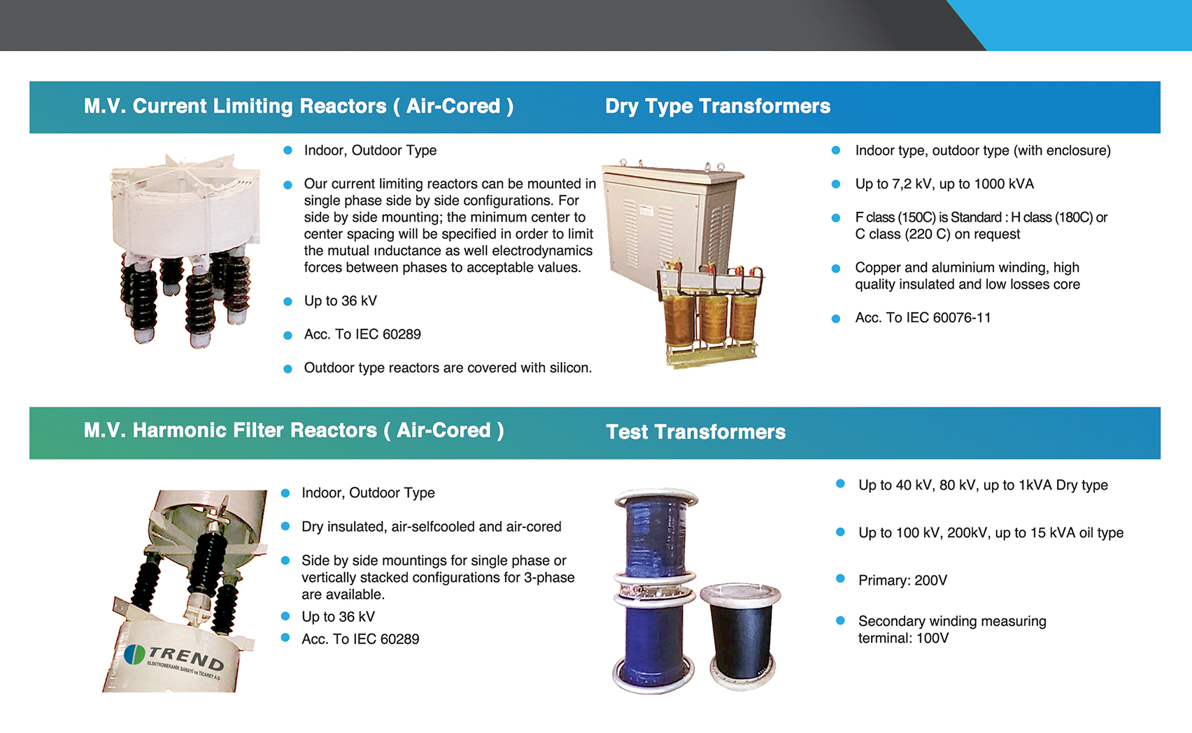 �zel Tip Transformat�rler