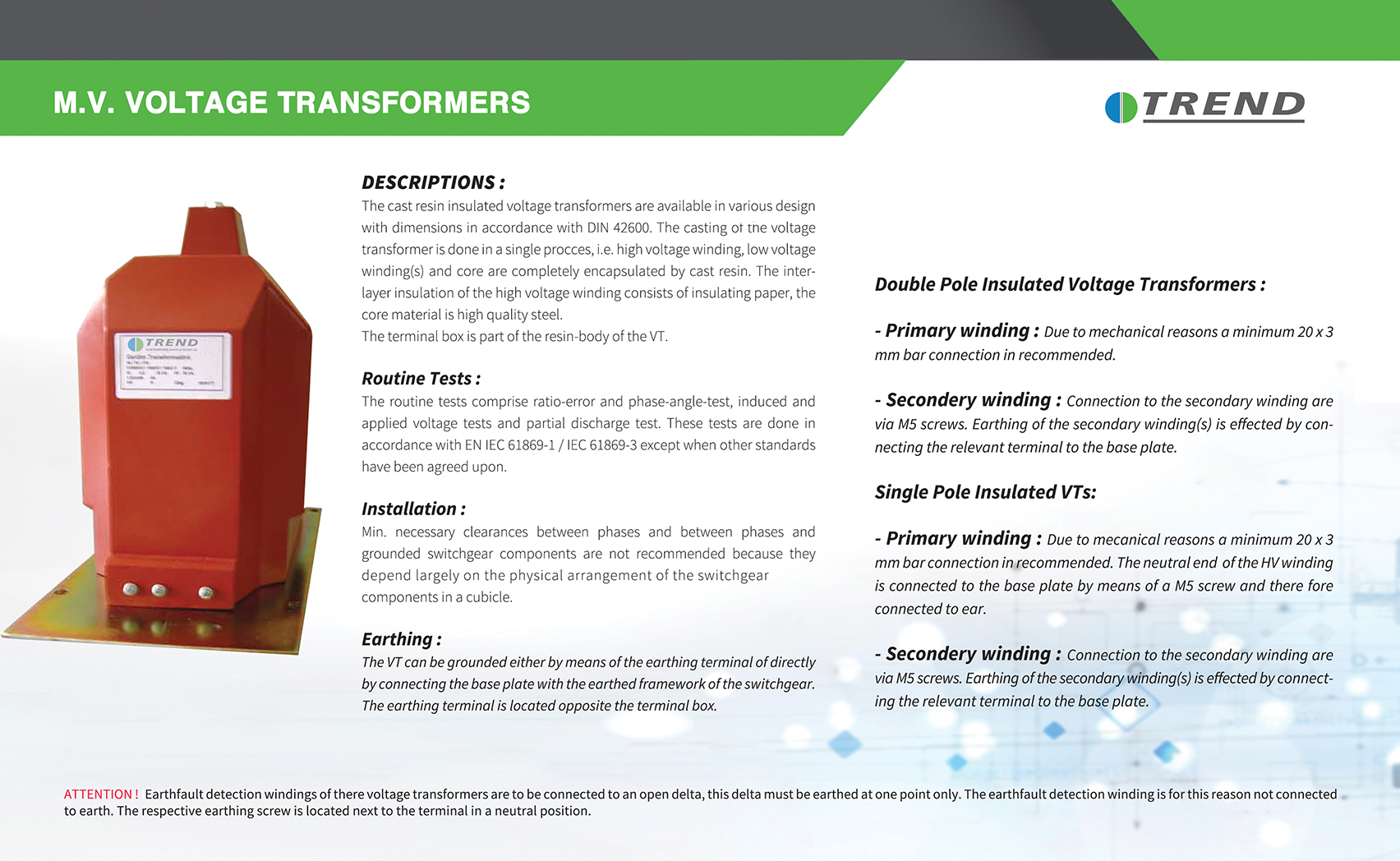 O.G. - A.G. Gerilim Transformat�rleri